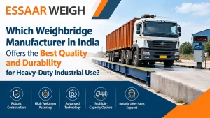 Read more about the article Which Weighbridge Manufacturer in India Offers the Best Quality and Durability for Heavy-Duty Industrial Use?