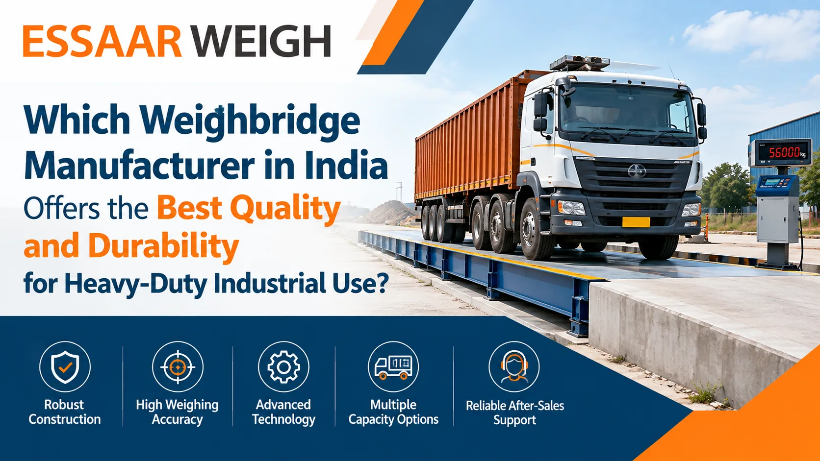 You are currently viewing Which Weighbridge Manufacturer in India Offers the Best Quality and Durability for Heavy-Duty Industrial Use?